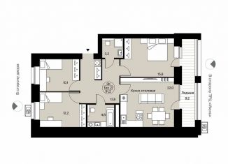 Продажа 3-комнатной квартиры, 91.2 м2, Сыктывкар, Октябрьский проспект, 137