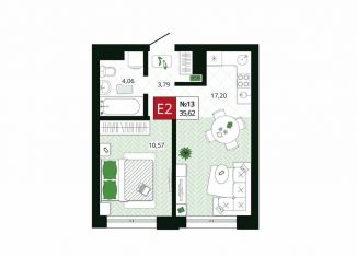 Продается 1-комнатная квартира, 35.6 м2, Тула, улица Павшинский Мост, 1к1, ЖК Московский