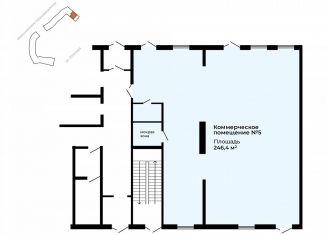 Продажа помещения свободного назначения, 246.4 м2, Челябинск, Советский район, Большой переулок, 12