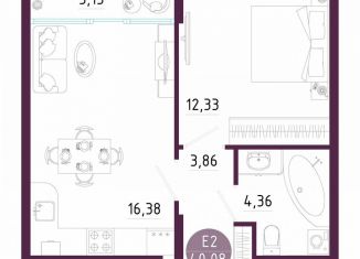 Продаю 1-комнатную квартиру, 40.1 м2, Тула, Пряничная улица, 7