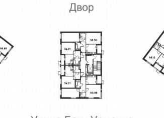 2-комнатная квартира на продажу, 68.3 м2, Татарстан