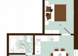 Продажа двухкомнатной квартиры, 40.2 м2, Тула