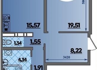 Двухкомнатная квартира на продажу, 67 м2, Майкоп