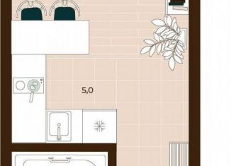 Продаю квартиру студию, 21.5 м2, Тула, Центральный территориальный округ