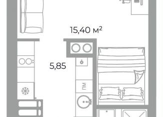 Продаю квартиру студию, 28.5 м2, Астрахань