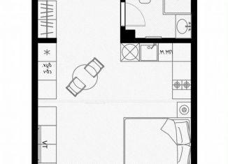 Продается однокомнатная квартира, 35.7 м2, Сочи, улица Ленина, 290/8к2