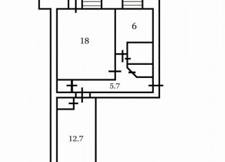 2-комнатная квартира на продажу, 51 м2, Петергоф, улица Халтурина, 5