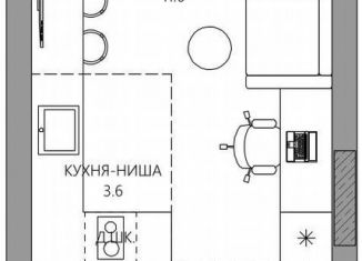 Продается квартира студия, 24 м2, Пермь, Парковый проспект, 36В