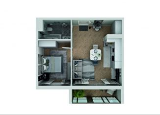 Продаю 1-комнатную квартиру, 43 м2, Миасс