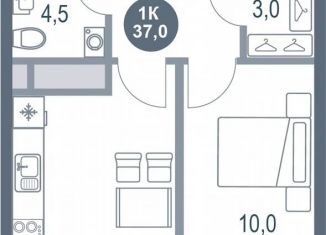 Продаю 1-ком. квартиру, 37 м2, Котельники, микрорайон Новые Котельники, 11