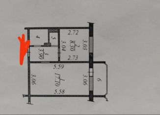 Продается однокомнатная квартира, 38 м2, Чебоксары, улица П.В. Дементьева, 18к2