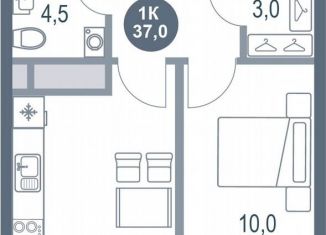 Продаю 1-ком. квартиру, 37 м2, Котельники, микрорайон Новые Котельники, 11