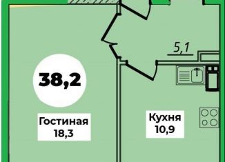 Продажа 1-комнатной квартиры, 38.2 м2, Улан-Удэ