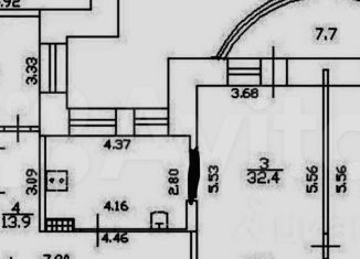 Сдается трехкомнатная квартира, 92 м2, Санкт-Петербург, Бассейная улица, 73к1