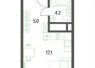 Продается квартира студия, 28 м2, Котельники, микрорайон Новые Котельники, 22