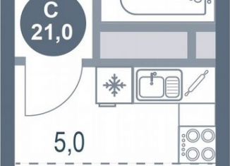 Продажа квартиры студии, 21 м2, Котельники, микрорайон Новые Котельники, 11