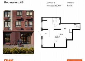 Помещение свободного назначения на продажу, 92.9 м2, Владивосток, улица Борисенко, 48с3