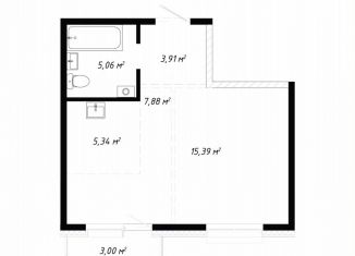 Продается 2-комнатная квартира, 40.6 м2, Иркутск