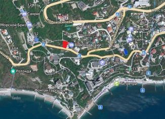 Продаю земельный участок, 6.3 сот., посёлок городского типа Кореиз, Алупкинское шоссе