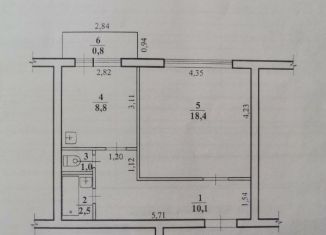 Продаю 1-ком. квартиру, 40 м2, поселок городского типа Ясногорск, микрорайон Луговой, 9