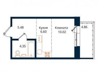 Продаю квартиру студию, 31.3 м2, Иркутск, Октябрьский округ