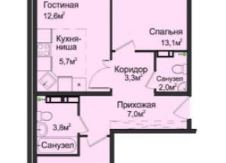 Продажа трехкомнатной квартиры, 67.4 м2, Новосибирск, 1-я Чулымская улица, 11с, ЖК Венеция