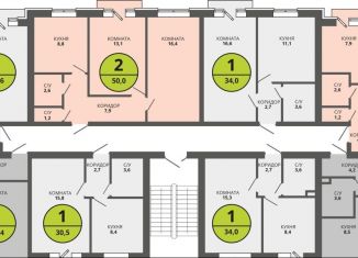 Продам 1-комнатную квартиру, 39.6 м2, деревня Мыза (Привокзальный территориальный округ), улица Героя России Рындина, 8к1