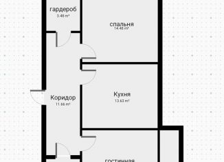 Продается 2-комнатная квартира, 67 м2, Нальчик, улица Идарова, 176, район Стрелка
