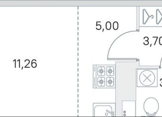 Продается квартира студия, 25 м2, городской посёлок Янино-1, ЖК Ясно-Янино