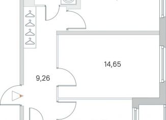 2-комнатная квартира на продажу, 53.7 м2, Ленинградская область