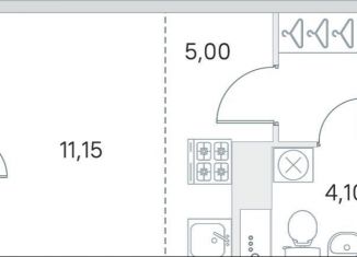 Продаю квартиру студию, 25.7 м2, городской посёлок Янино-1, ЖК Ясно-Янино