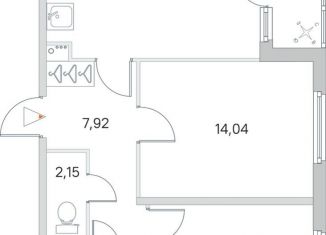Продажа 2-комнатной квартиры, 59.2 м2, Ленинградская область