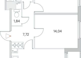 Продажа 2-комнатной квартиры, 59.1 м2, Ленинградская область