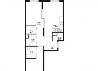 Продаю 2-комнатную квартиру, 72.3 м2, Одинцово, жилой комплекс Союзный, к2, ЖК Союзный