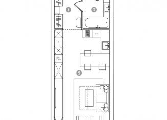 Квартира на продажу студия, 40.5 м2, Москва, проспект Академика Сахарова, 11, метро Красные Ворота