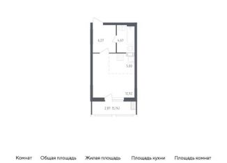 Продаю квартиру студию, 31.7 м2, посёлок Жилино-1, жилой комплекс Егорово Парк, к3