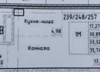 Однокомнатная квартира на продажу, 35.7 м2, Челябинск, ЖК Западный Луч, улица Энгельса, 4
