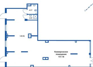 Продам помещение свободного назначения, 157.18 м2, Мурино, Воронцовский бульвар, 21к1