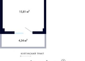 Продается квартира студия, 36.2 м2, рабочий поселок Маркова, улица Академика Герасимова, 6