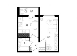 Продам 1-ком. квартиру, 31.3 м2, Ростов-на-Дону, ЖК Пятый Элемент