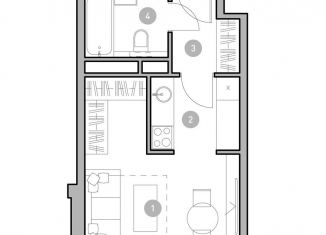 Продам квартиру студию, 26.5 м2, Москва, станция Коптево, Михалковская улица, 50