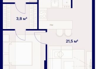 Продам 1-комнатную квартиру, 54.4 м2, Москва, район Ростокино, жилой комплекс Союз, к3