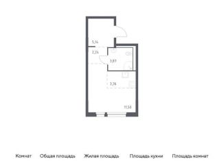 Продается квартира студия, 26.1 м2, Ленинградская область, Невская Долина, к1.2