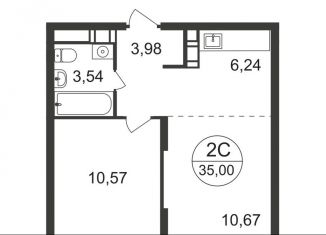 2-ком. квартира на продажу, 35 м2, Люберцы, Озёрная улица, 2