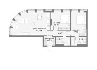 Продаю 3-ком. квартиру, 93.5 м2, Москва, Пресненский район