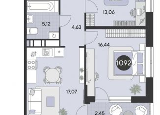 Продаю 2-ком. квартиру, 65 м2, Омск, Ленинский округ