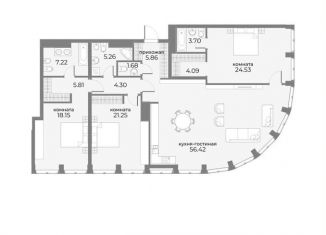 Продаю четырехкомнатную квартиру, 158.3 м2, Москва