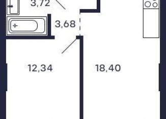 Продаю однокомнатную квартиру, 38.1 м2, Красногорск, ЖК Тетрис