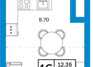 1-комнатная квартира на продажу, 29.8 м2, Уфа, Некрасовский переулок, 38