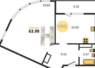 Продаю 1-ком. квартиру, 64 м2, Новосибирск, метро Площадь Ленина